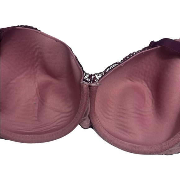 Cacique burgundy opulent lace bra size 42C - Picture 4 of 9